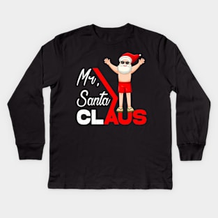 Mr. Santa Claus Kids Long Sleeve T-Shirt